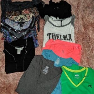 Athletic short sleeve & tank, Short & long sleeve